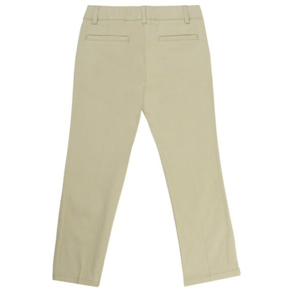 French Toast SK9490 Girl’s Straight Stretch Pant Khaki - Picture 2 of 2